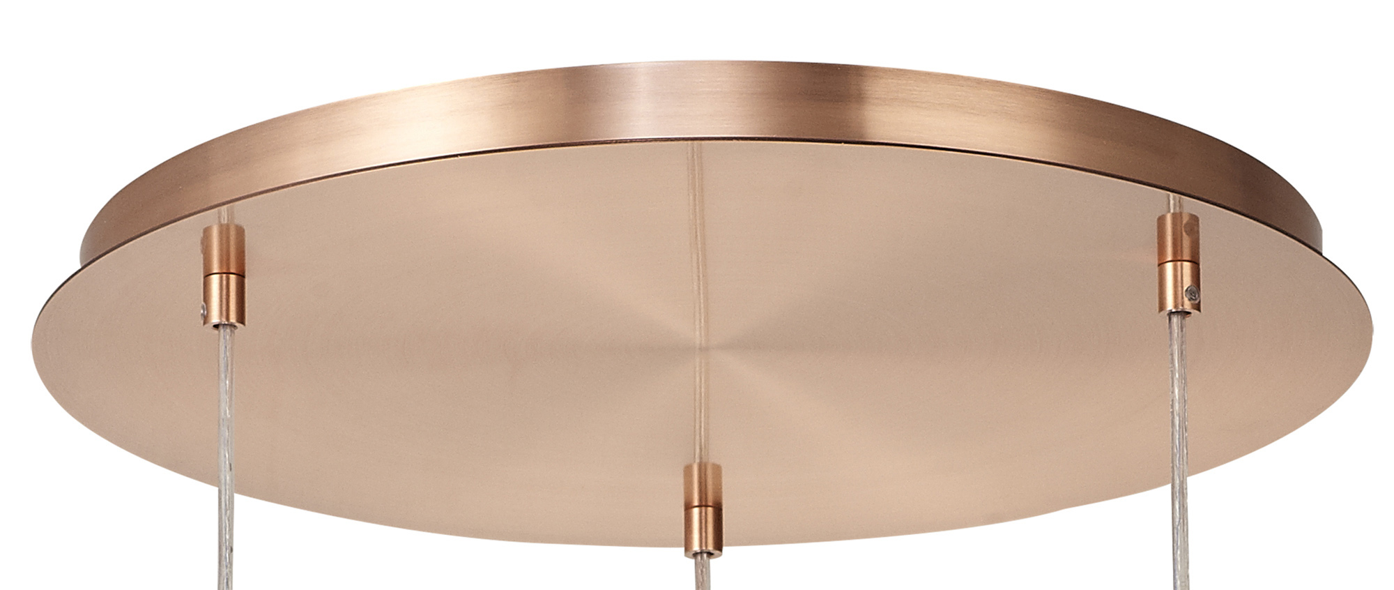 Andrea Satin Copper Crystal Ceiling Lights Diyas Multiple Crystal Pendants